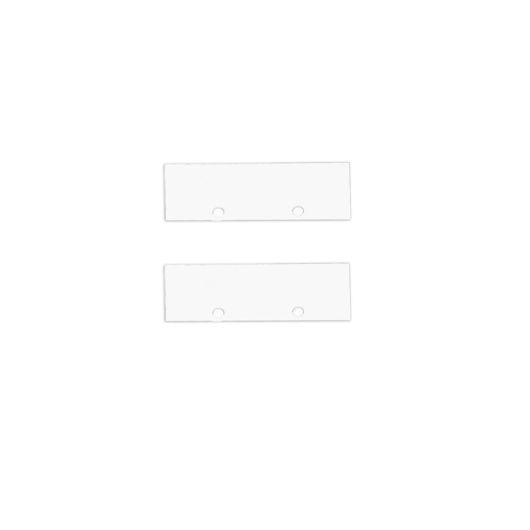Aluminum end cap EC126 for Curtain10 ONE, 2 pieces, white