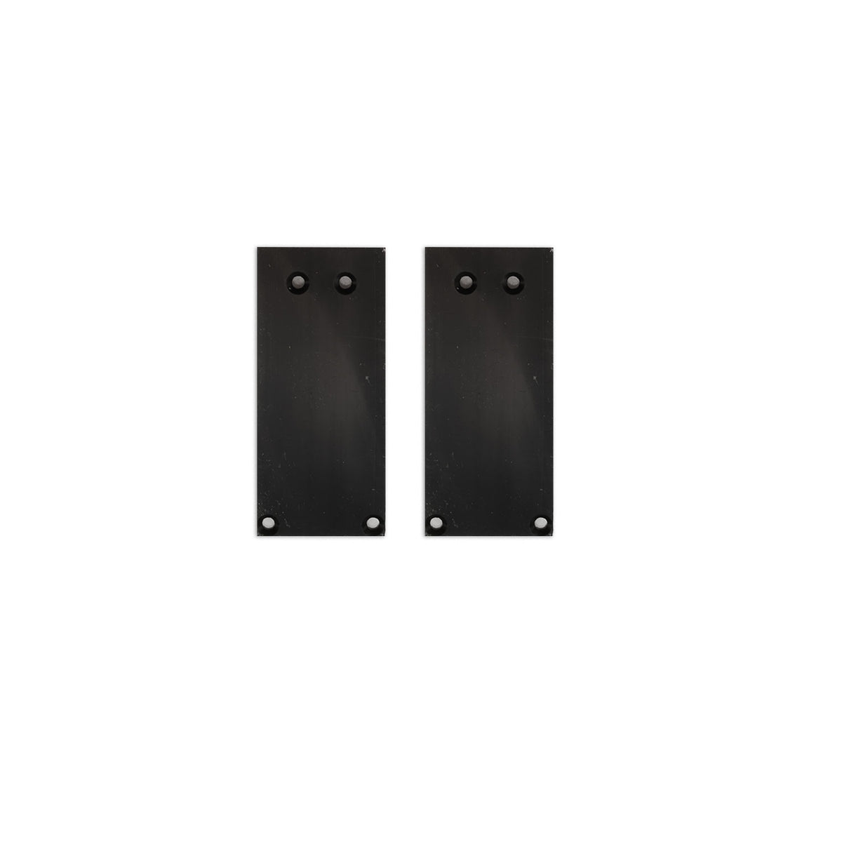 Aluminum end cap EC130 for Curtain10 ONE HIGH, 2 pieces, black