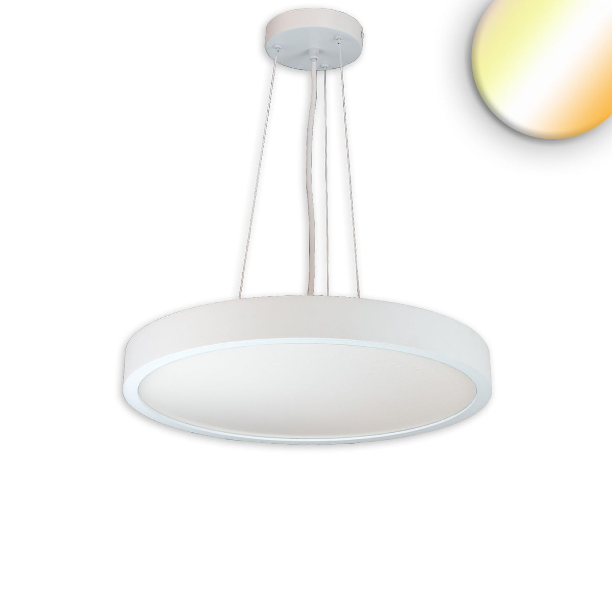 LED Hängeleuchte UGR<19 2H, weiß, 42W+6W, IP42, DN600, 2700|3000|4000K, DALI dimmbar, Up&Down