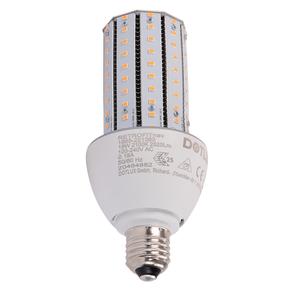DOTLUX LED street lamp RETROFITnav E27 18W 2100K