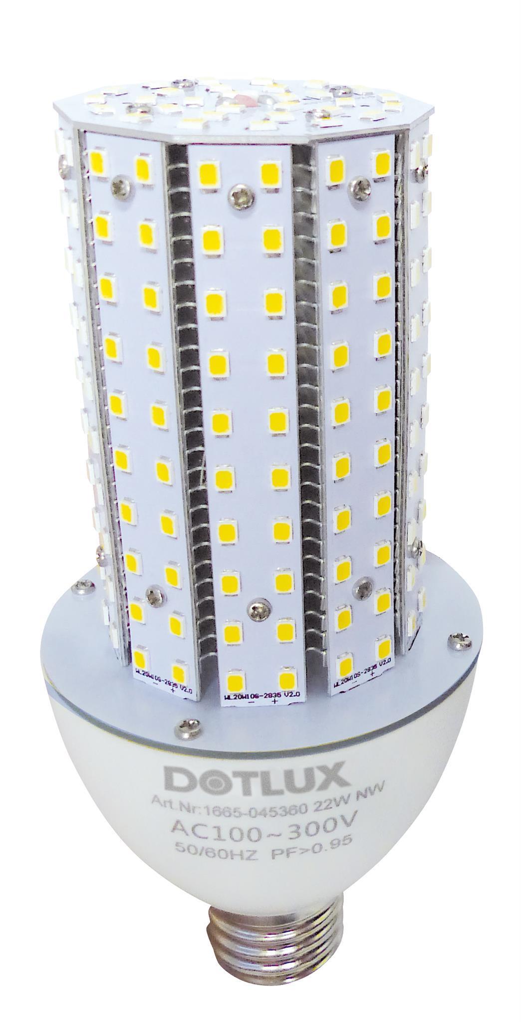 DOTLUX LED-Strassenlampe RETROFITnano E27 18W 3000K