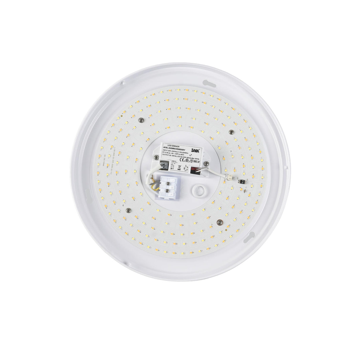 DOTLUX LED-Leuchte LUNAsilver Ø330mm 18W COLORselect IP44