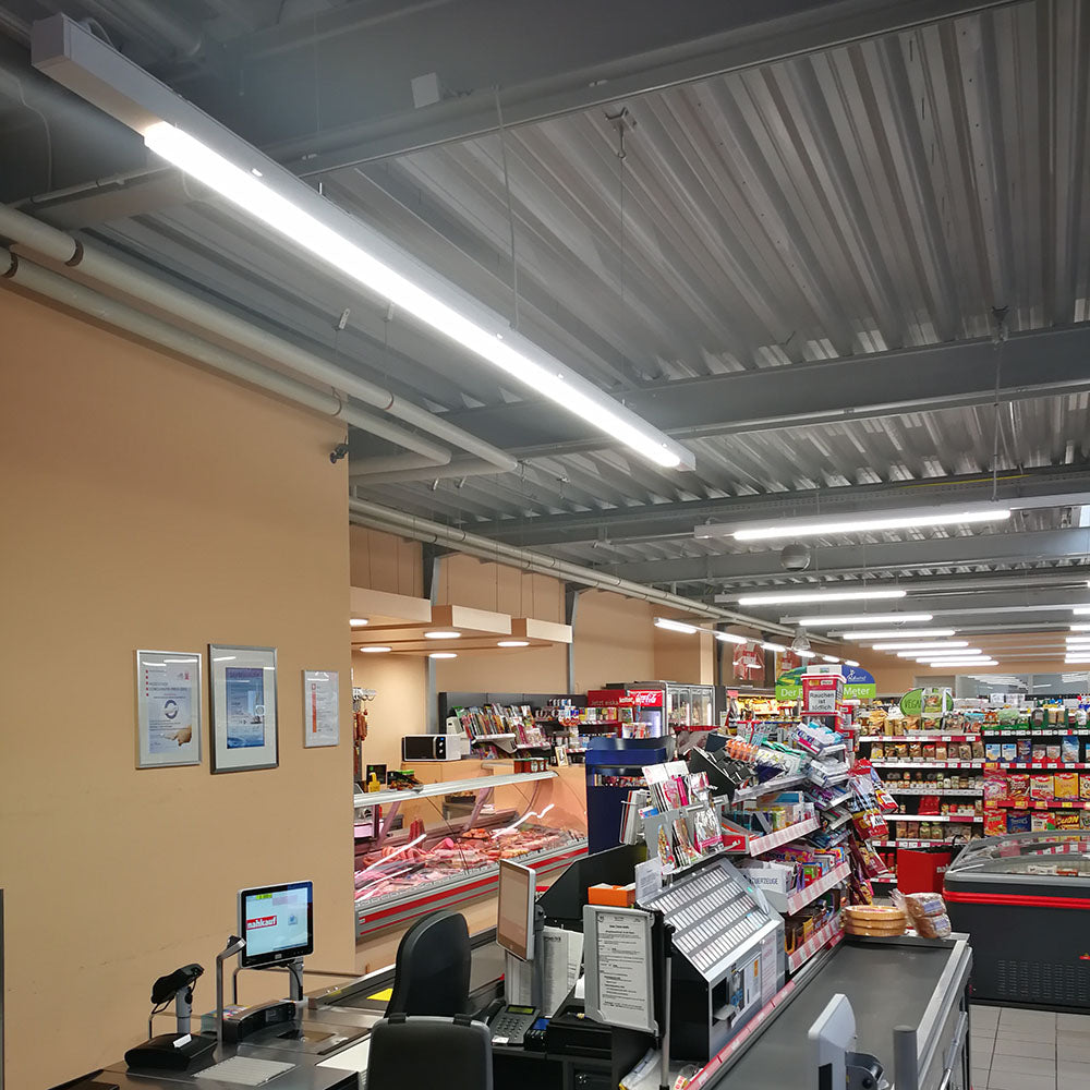 DOTLUX LED-Leuchteneinsatz LINEAselect 1437mm 25-80W 4000K dimmbar 1-10V 120° mit Notlichtbaustein