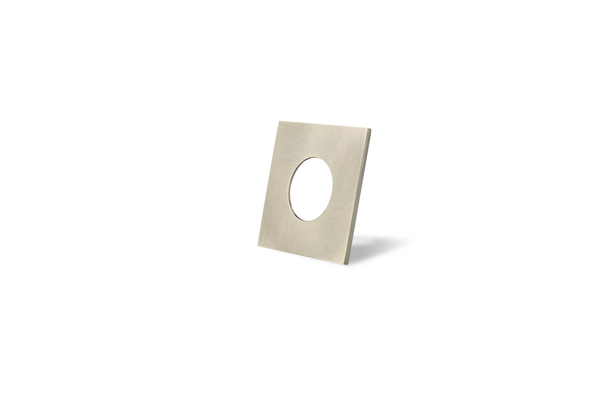 DOTLUX decorative ring for MULTI and MULTIsun, square, antique brass