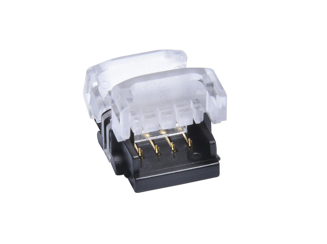 DOTLUX 4-pole strip-to-strip terminal connectors for 10mm RGB LED strips, IP20, set of 5.