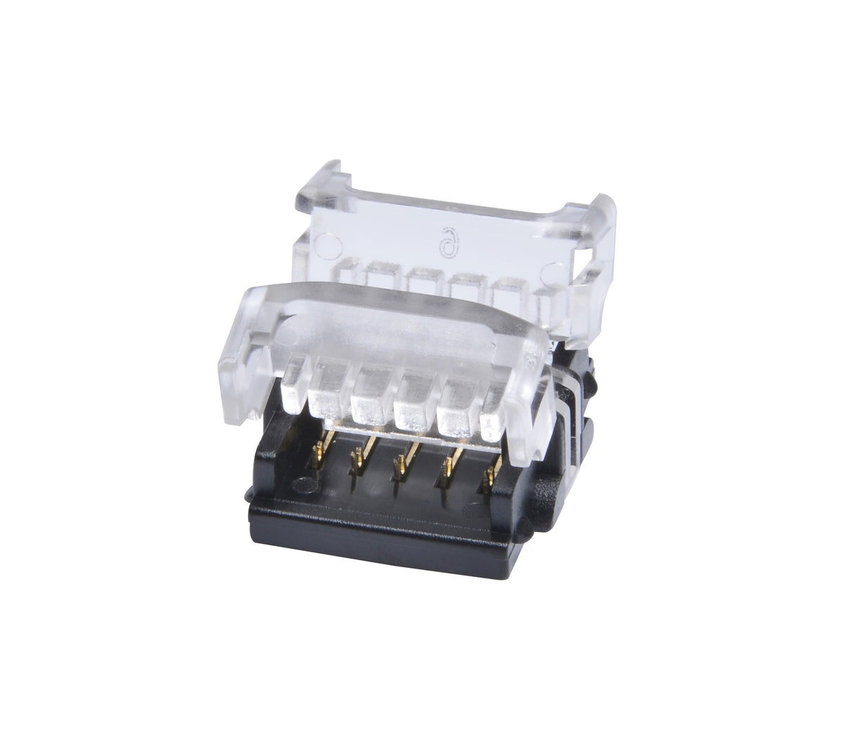 DOTLUX 5-pin strip-to-strip terminal connectors for 12mm RGBW LED strips, IP20, set of 5.