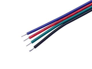 DOTLUX cable 1m 4x0.52 mm² for RGB LED strips