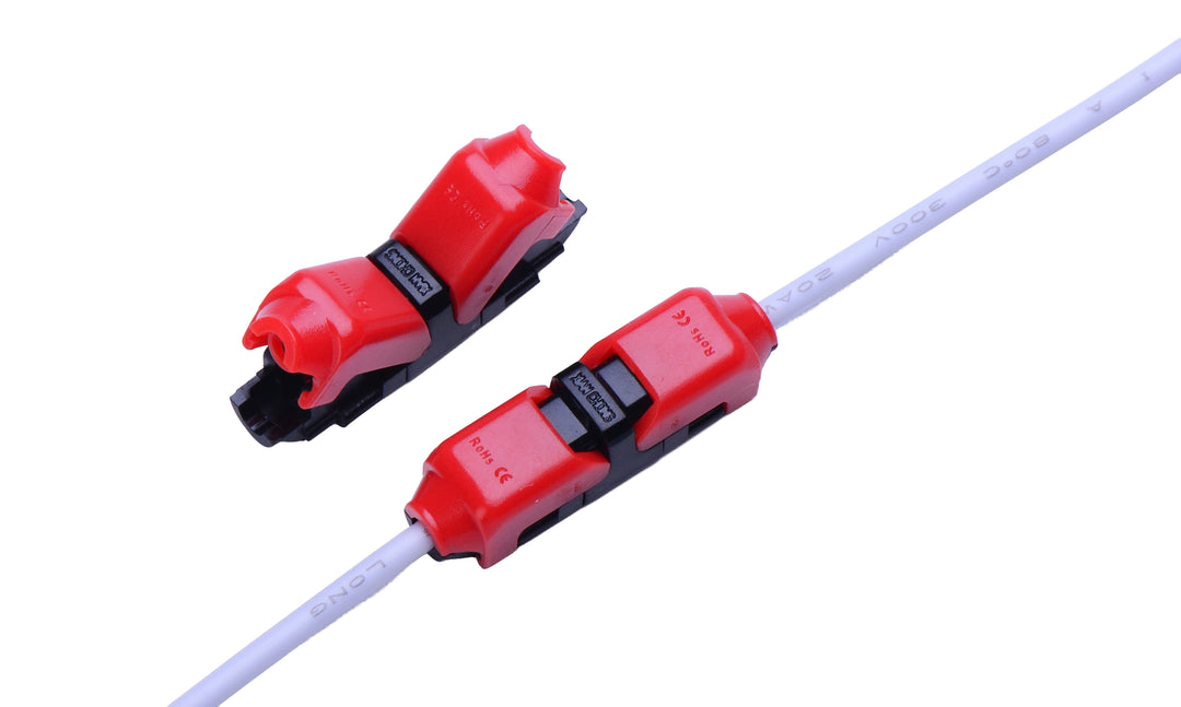 DOTLUX I-shaped 1-pole cable connectors for LED strips, set of 5 pieces
