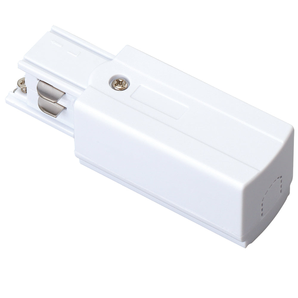 DOTLUX 3-phase power feeder, left, white