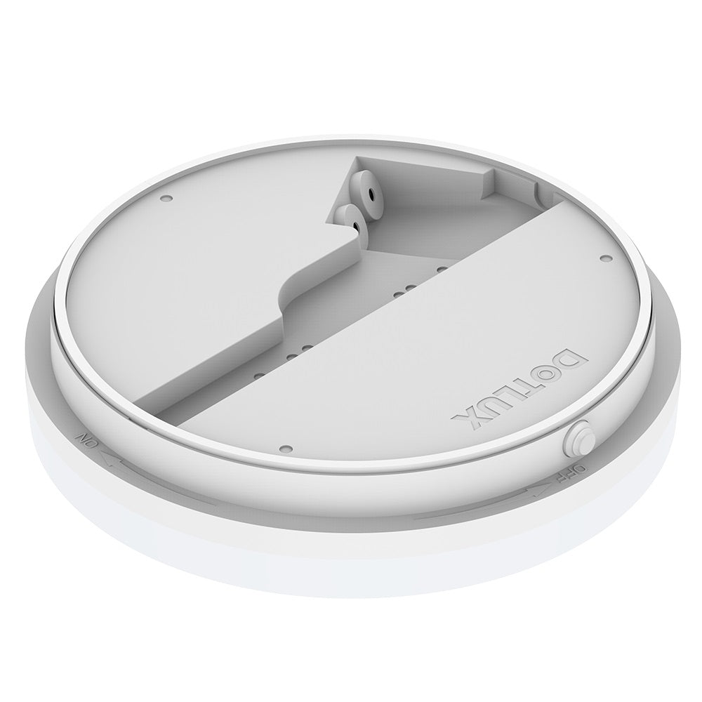 DOTLUX LED surface-mounted light SURFACEexit Ø300x62 22W 3000/4000/5700K COLORselect white with integrated battery