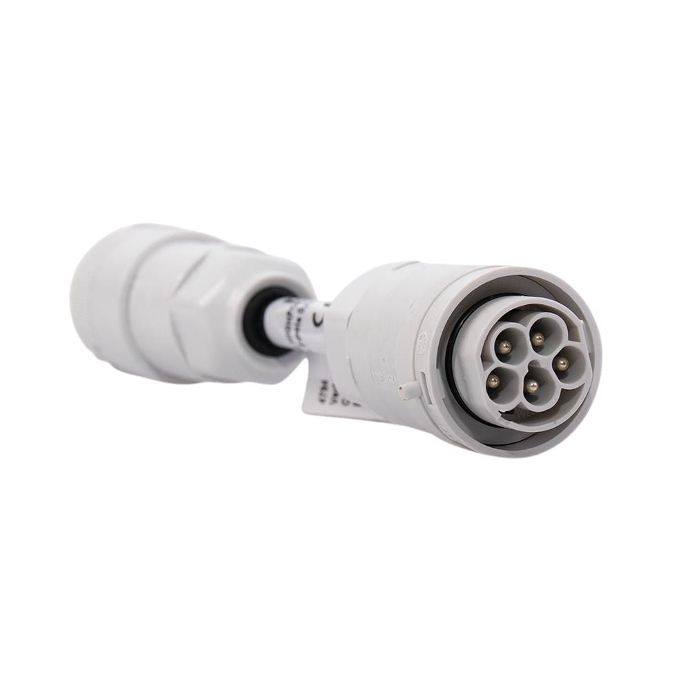DOTLUX HIGHFORCE connection cable with automatic phase change, non-dimmable, 3-phase, 5-pole, 5x1.5mm², plug/socket, 0.2m
