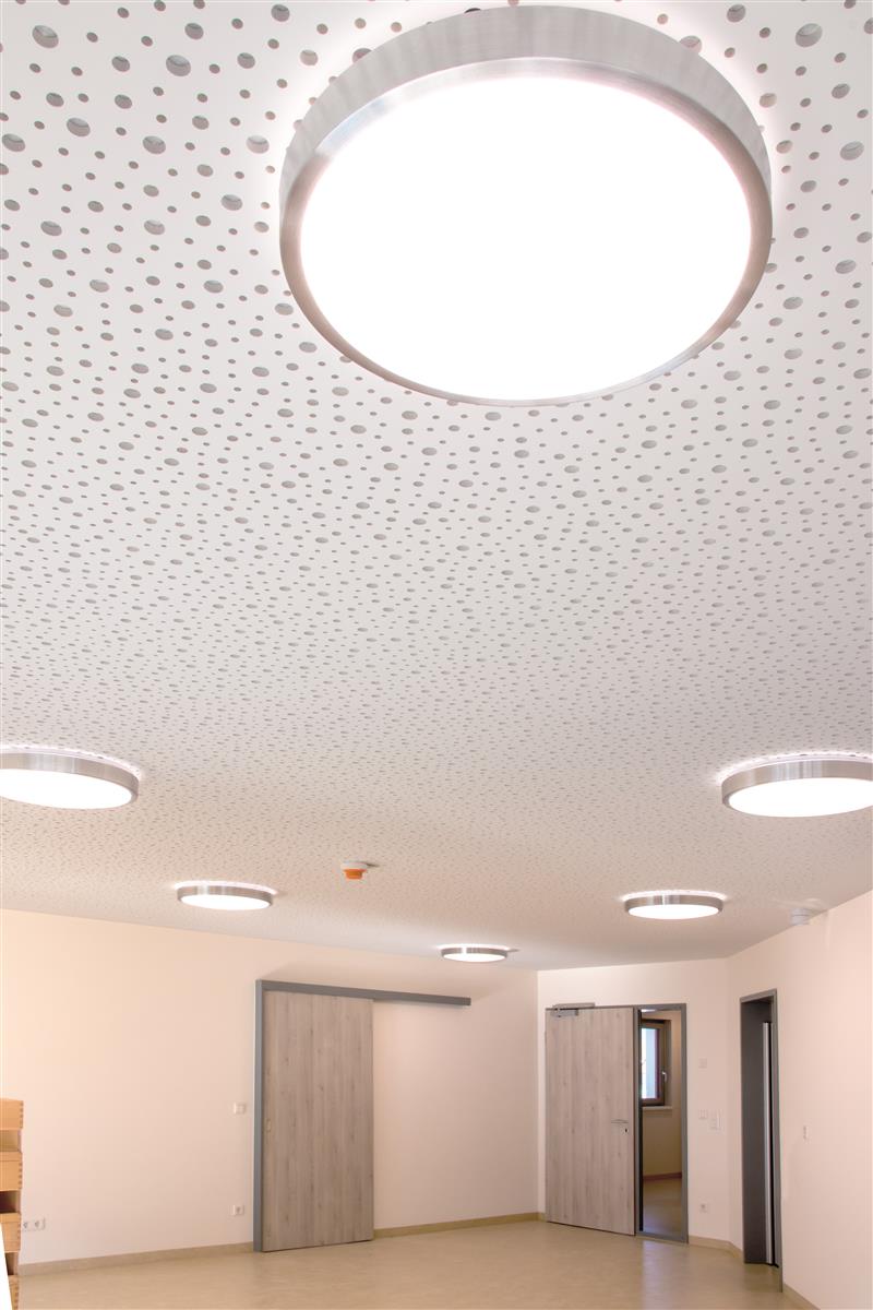 DOTLUX LED-Leuchte LUNAsilver-sensor Ø490mm 33W COLORselect IP44