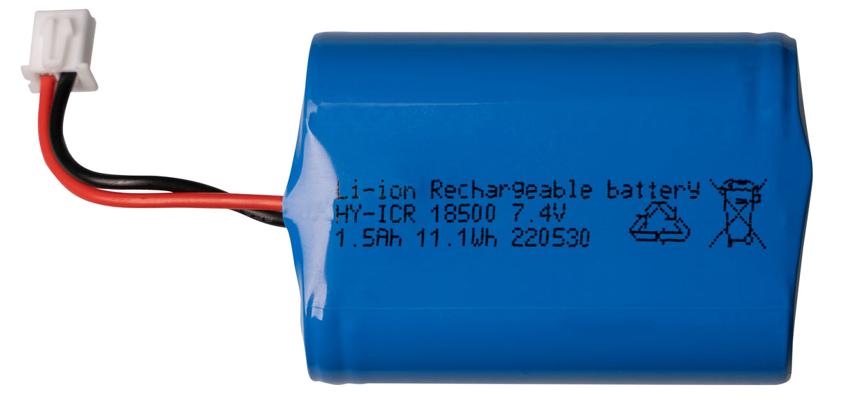 Ersatzakku für LED-Solar-Leuchten FLASHwall und FLASHground, 7,4V DC 2200mAh Li-Ion
