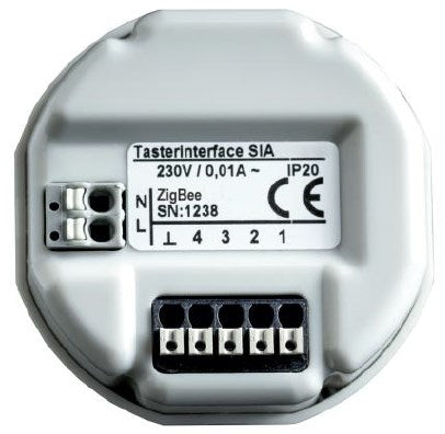 DOTLUX Radio Transmitter Unit with 4-way Push Button Mobile Version in Housing with 5m Cable and Schuko Plug