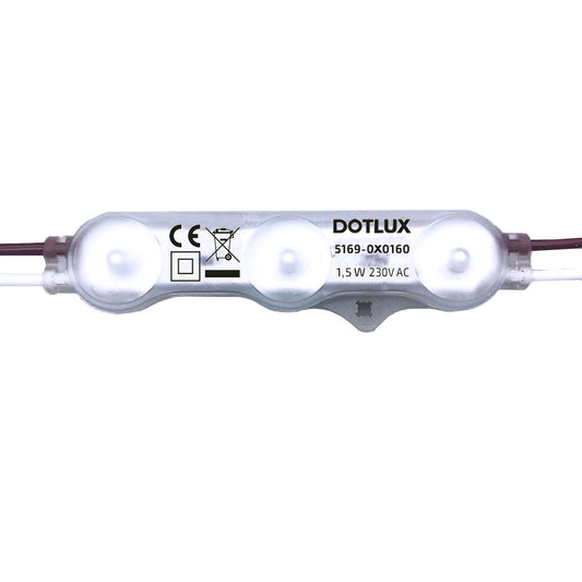 DOTLUX LED module ACplus 1.5W 160° IP67 6000K 100-piece chain