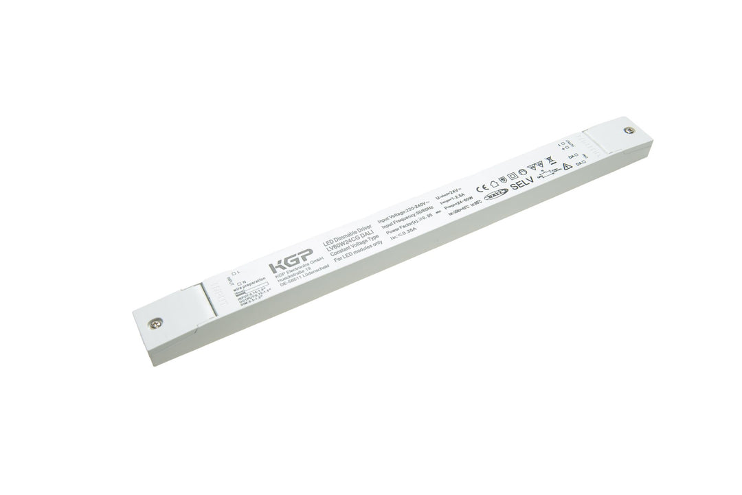 LED power supply CV 24V DC 24-60W 1-2.5A dimmable DALI 2 IP20 linear