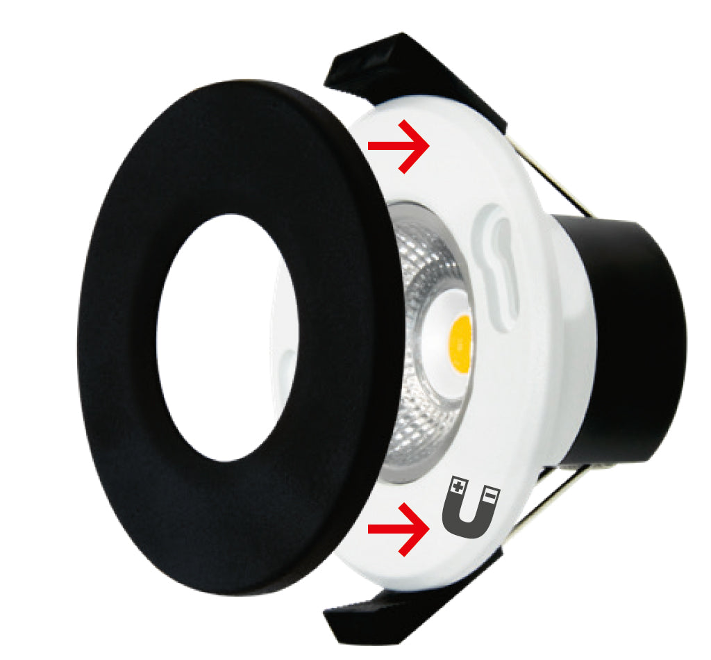 DOTLUX LED recessed light MULTISCREWplus 6W 4000K IP65 dimmable