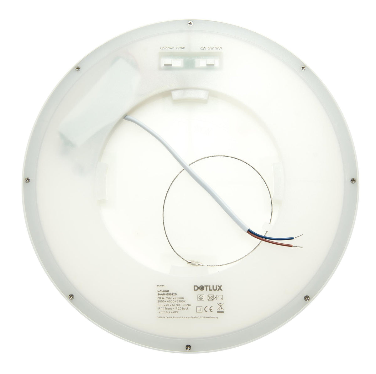 DOTLUX LED-Leuchte GALAXO Ø300 20W COLORselect und Backlight