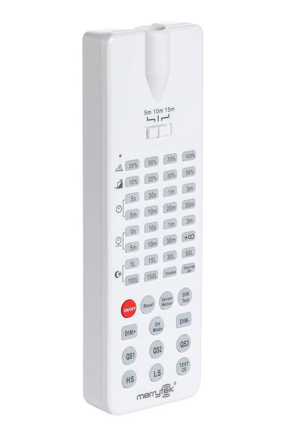 DOTLUX Long range remote control for LED damp-proof luminaire MISTRALsensor IP66 1540mm 39W 4000K frosted with radar sensor (2822-840120/2822-940120)