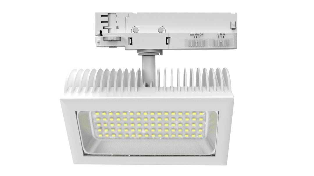 DOTLUX LED-Tracklight FLEXAtrack max.32W POWERselect & COLORselect 100° weiss