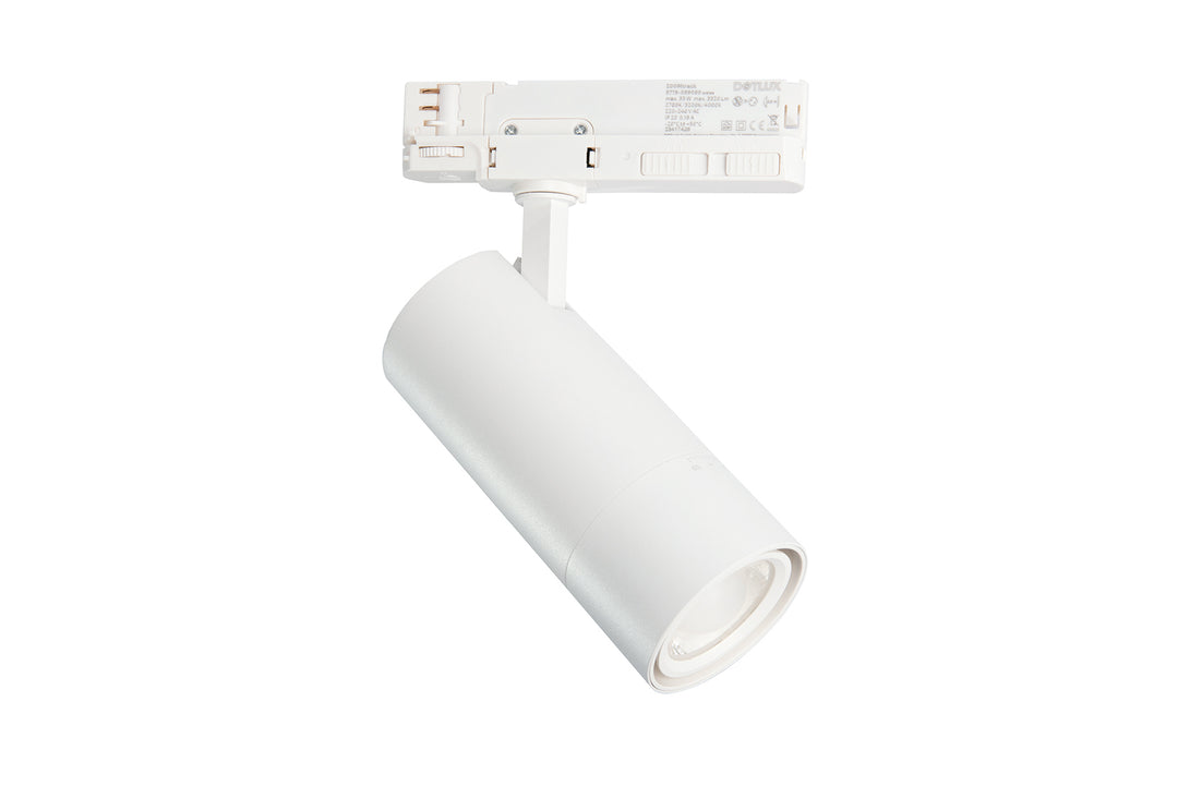DOTLUX LED-Tracklight ZOOMtrack max.33W POWERselect & COLORselect weiss