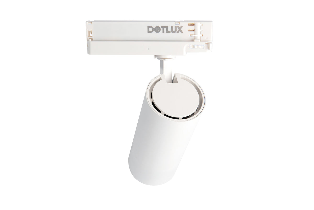 DOTLUX LED-Tracklight ZOOMtrack max.33W POWERselect & COLORselect weiss