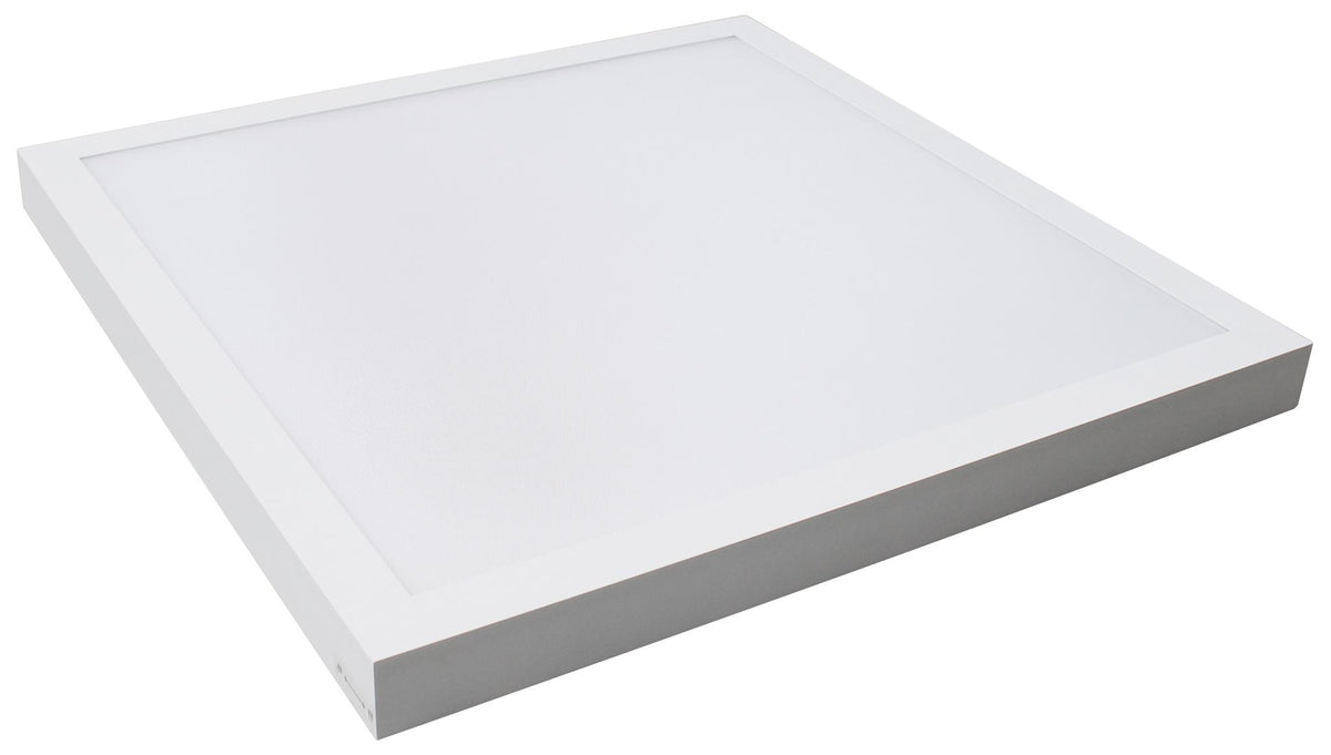 DOTLUX LED Surface-Mount Luminaire PANELbig-ugr 625x625mm max. 34W COLORselect POWERselect with 4-pin connector for HCL incl. power supply unit