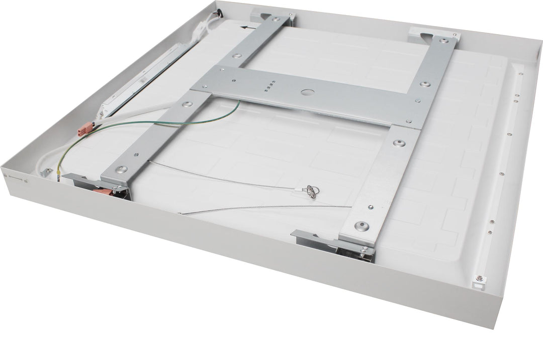 DOTLUX LED Surface-Mount Luminaire PANELbig-ugr 625x625mm max. 34W COLORselect POWERselect with 4-pin connector for HCL incl. power supply unit