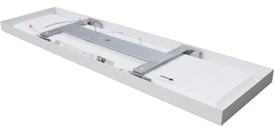 DOTLUX LED-Aufbauleuchte PANELbig-ugr 325x1225mm max. 37W COLORselect POWERselect mit 4poligem Stecker für HCL inkl. Netzteil