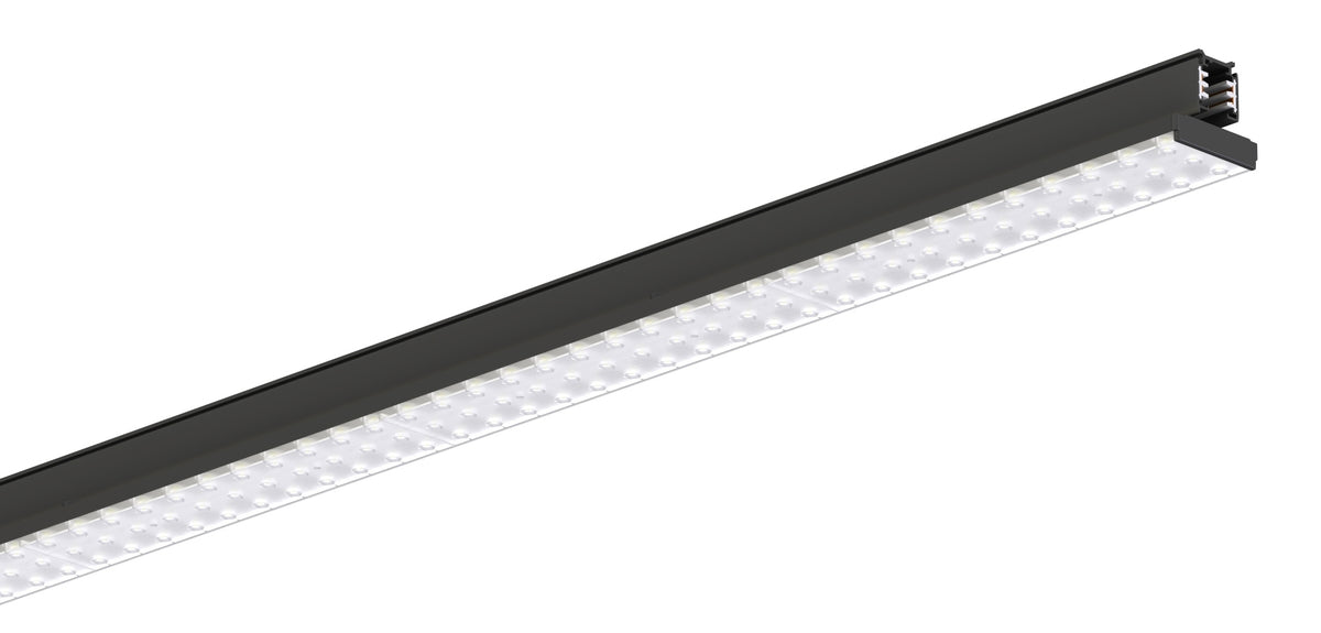 DOTLUX LED light insert LINEAtrack 1500mm 39-63W 3000K black 90°