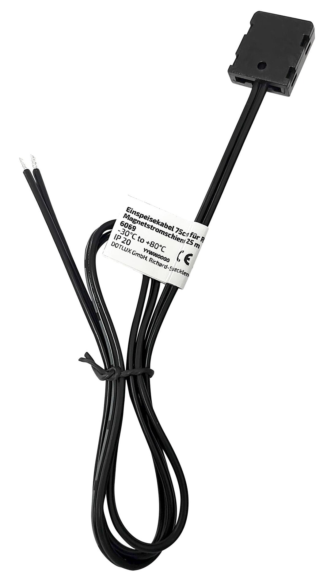 DOTLUX Einspeisekabel 75cm für RETAILO Magnetstromschiene 25mtr.