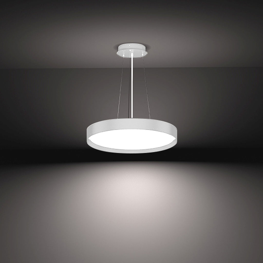 DOTLUX LED-Leuchte DISCugr Ø400mm 40W COLORselect und DALI weiß