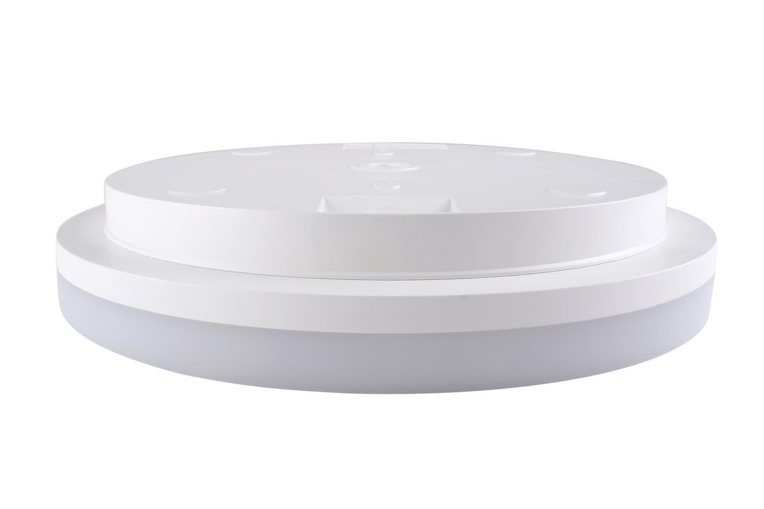 DOTLUX LED-Aufbauleuchte SURFACEeco Ø330x51mm max.30W 3000/4000/5700K COLORselect & POWERselect weiß