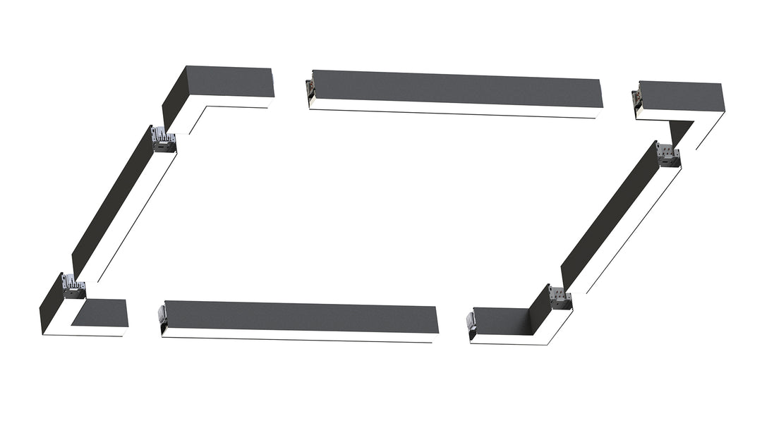 DOTLUX CONNECT Linear LED Light Corner Left 12W 4000K DALI 