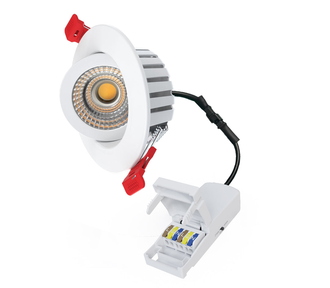 DOTLUX LED-Downlight HEATspin 7W 2700/3000/4000K Weiß COLORselect inkl. Netzteil
