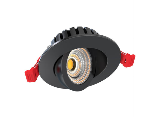 DOTLUX LED-Downlight HEATspin 7W 2700/3000/4000K Schwarz COLORselect inkl. Netzteil