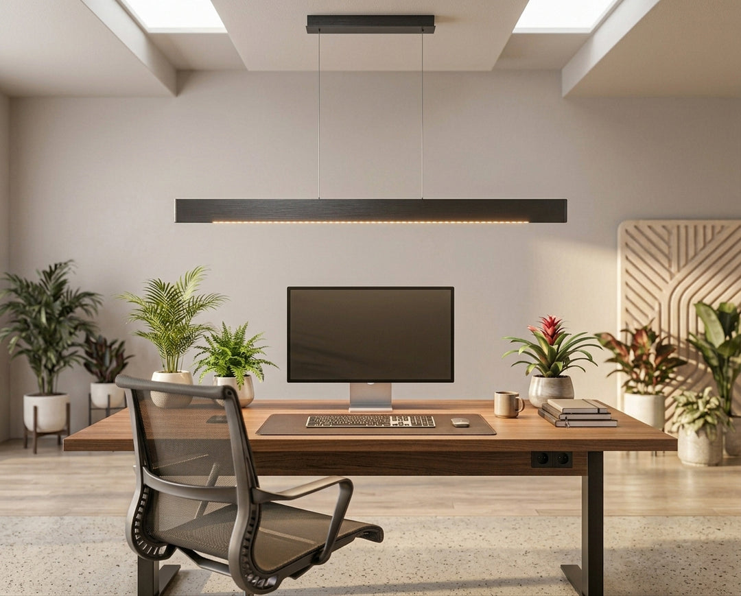 DOTLUX LED-Pendelleuchte FINO 40W COLORselect Schwarz