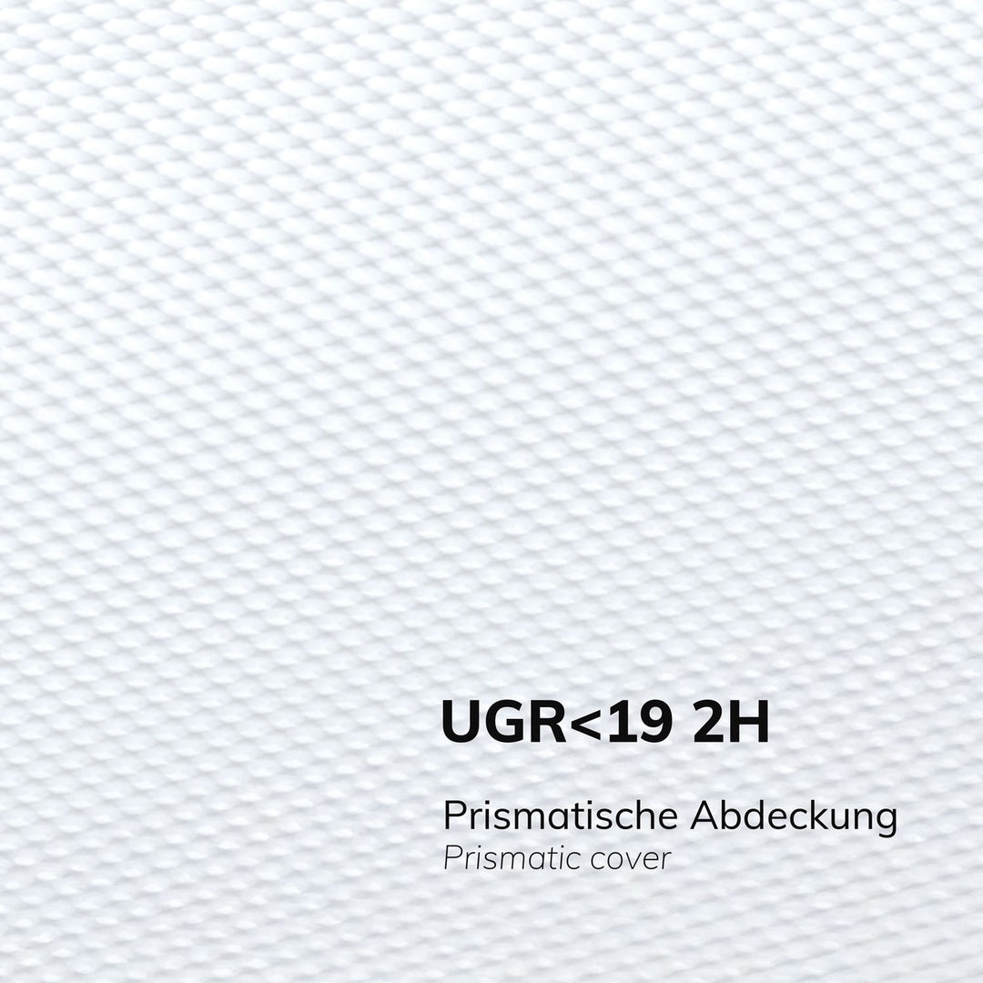 LED Hängeleuchte UGR<19 2H, schwarz, 70W, IP42, DN800, ColorSwitch 2700|3000|4000K, DALI dimmbar