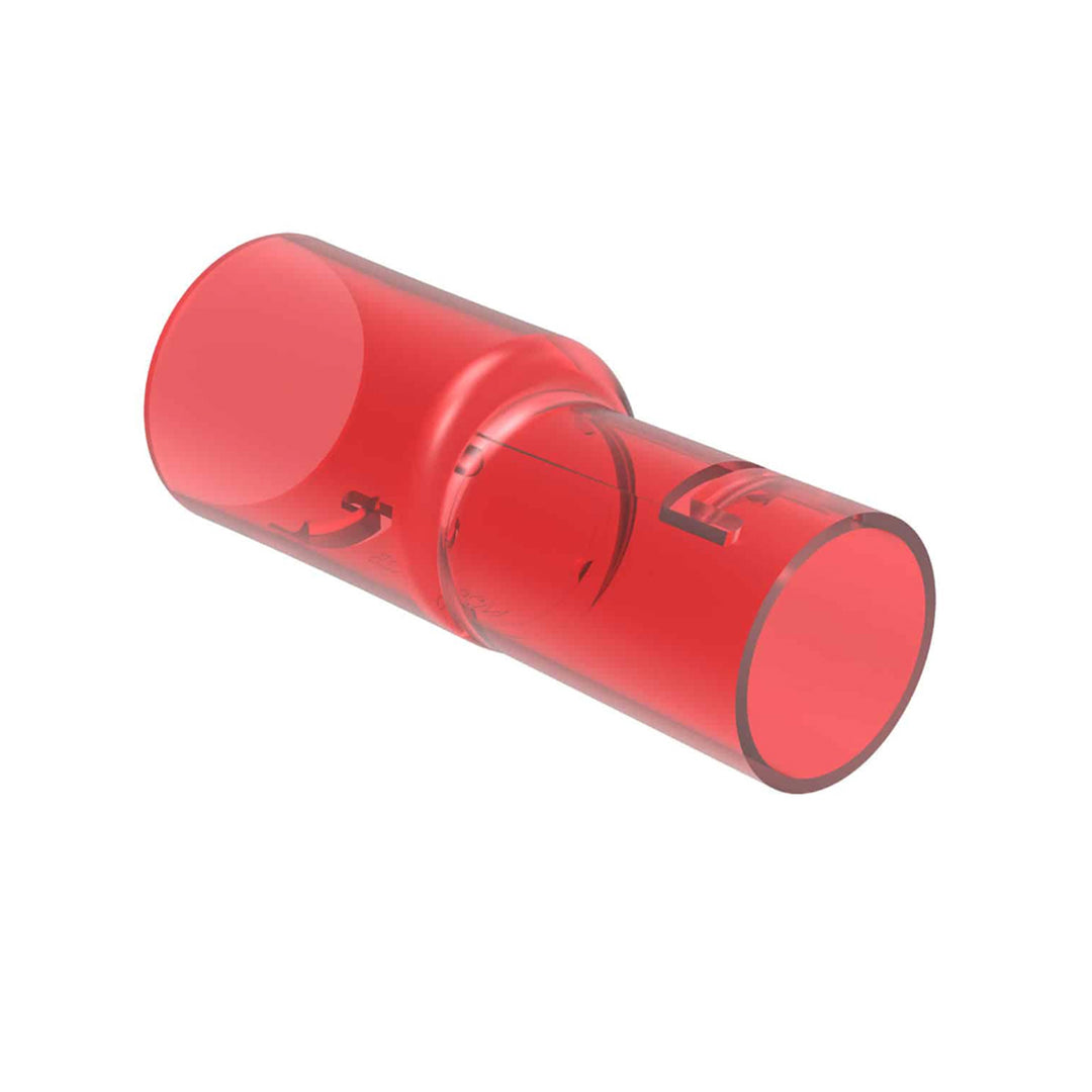 Transition Sleeve M20 / M25 transparent-red, Concrete Construction