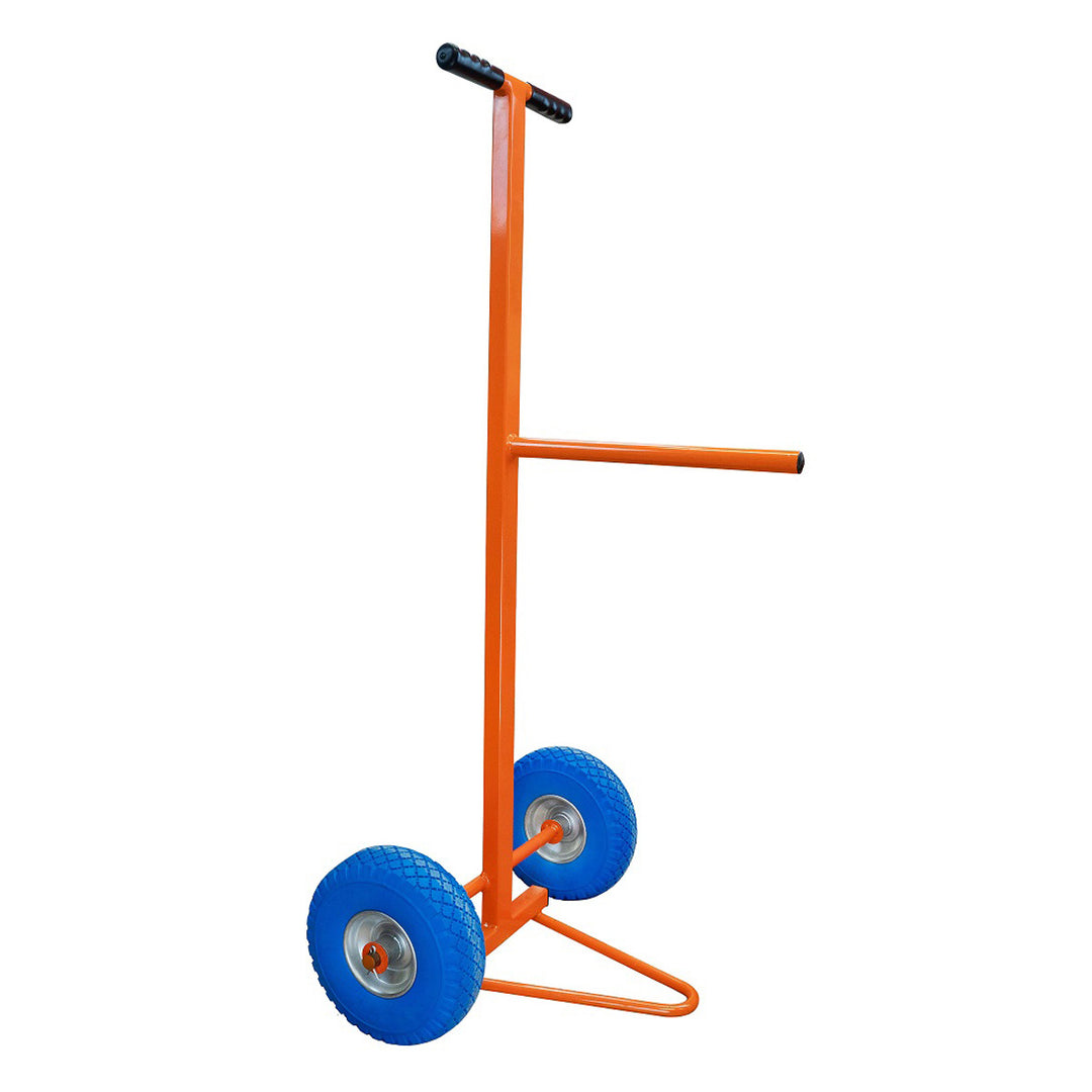 Cable winch transport trolley